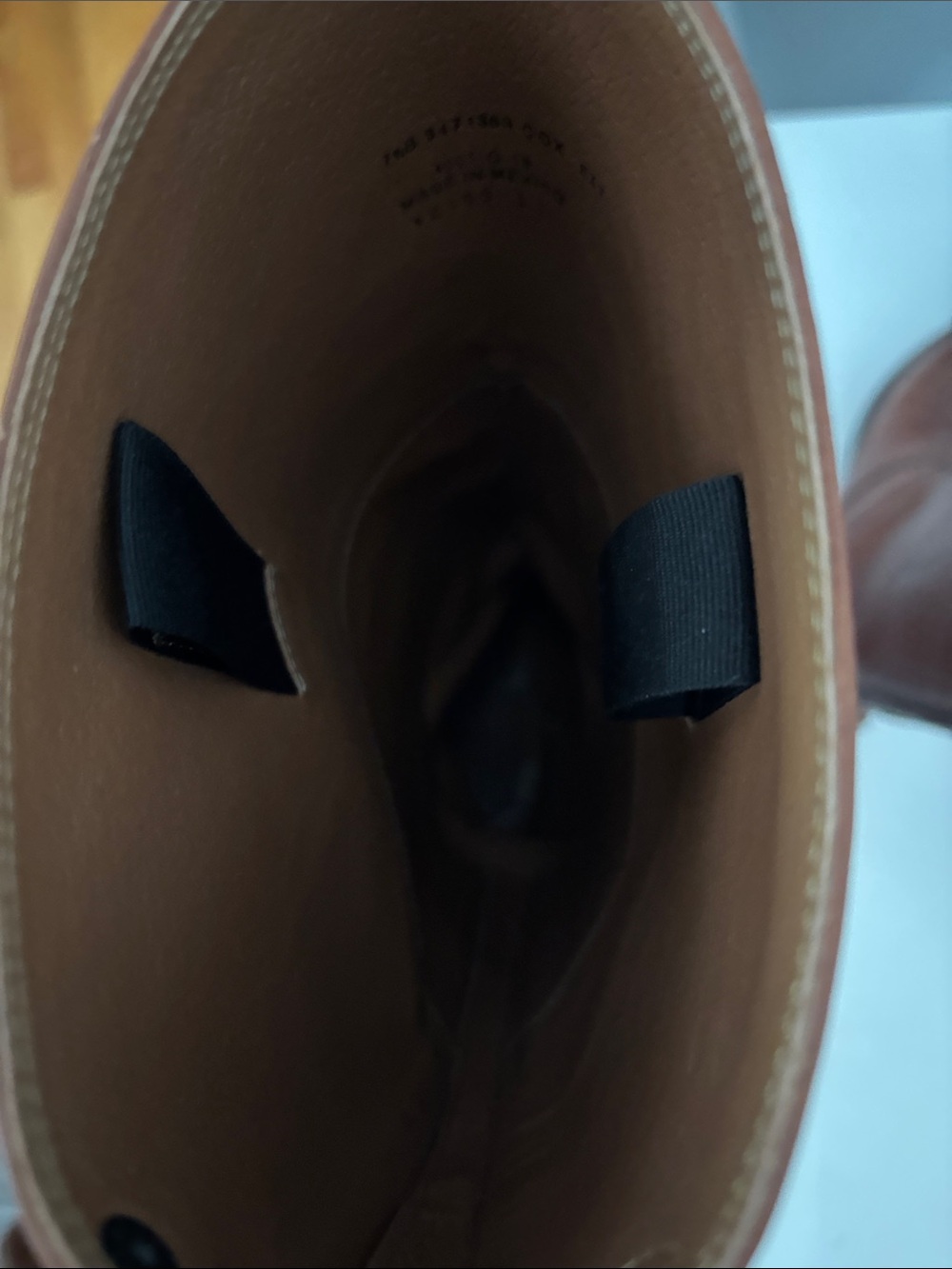 Frye Tall Smooth Leather Riding Boots - Brown - Picture 8 of 12